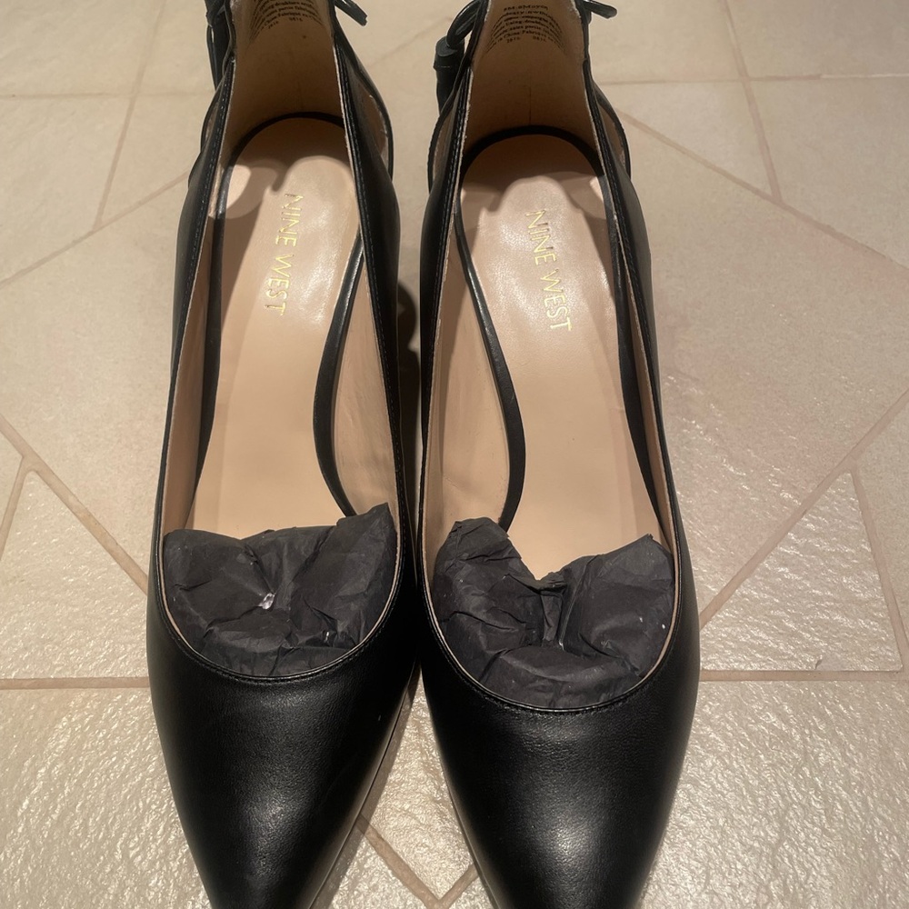 Nine West Black Heeled Pumps